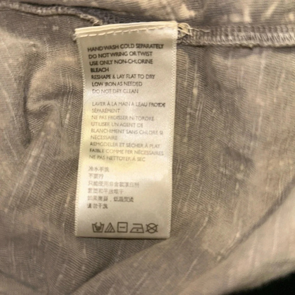 Free People Micha Embellished Mesh Embroidered Long Sleeve Tee Top S $98 - Picture 5 of 6